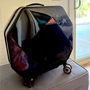 Kenzie Gemstone carry-on and train case